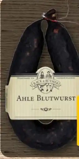 REWE Center Rack & Rüther Ahle Leberwurst Angebot