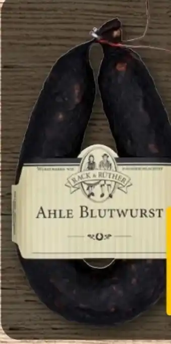 REWE Center Rack & Rüther Ahle Leberwurst Angebot