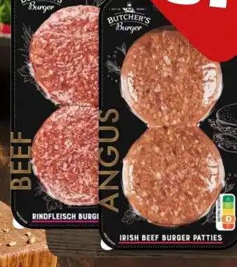 REWE Center Butcher’s Burger Angus Irish Beef Patties Angebot