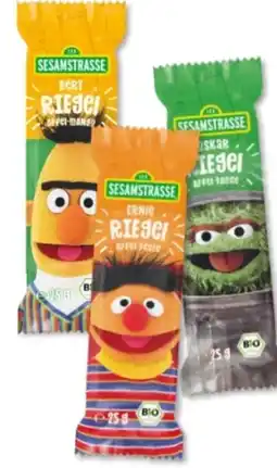Budni Sesamstraße Früchte-Riegel Angebot