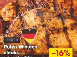 Netto Marken-Discount Barbeque Puten-Minutensteaks Angebot