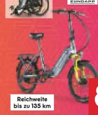 Netto Marken-Discount Zündapp E-Bike Klapprad 20 Zoll Angebot