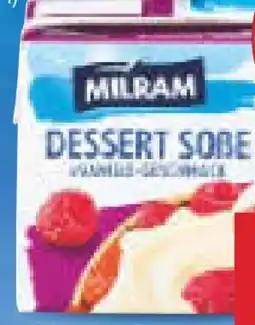 Netto Marken-Discount Milram Dessert Soße mit Vanille-Geschmack Angebot