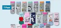 PENNY Peanuts Damen-Sneakersocken 7 Paar Angebot