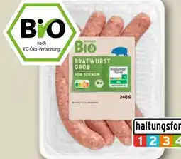 nahkauf Einfach Bio Grobe Bratwurst Angebot