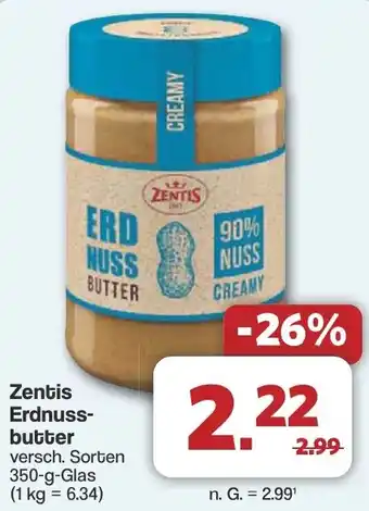 Famila Nord West Zentis Erdnussbutter Angebot