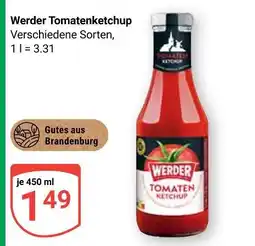 Globus Werder tomatenketchup Angebot