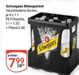 Globus Schweppes bittergetränk Angebot