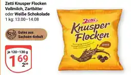 Globus Zetti knusper flocken vollmilch Angebot