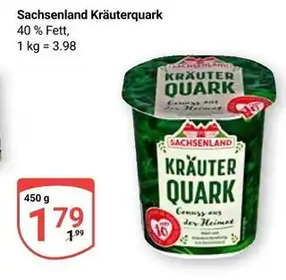 Globus Sachsenland kräuterquark Angebot