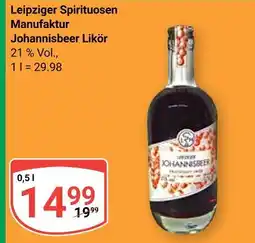 Globus Leipziger spirituosen manufaktur johannisbeer likör Angebot