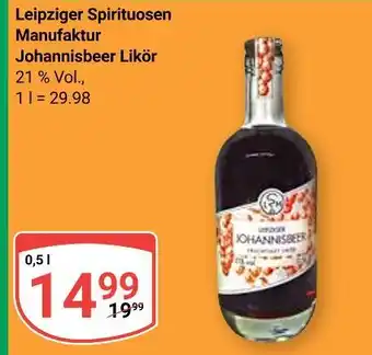 Globus Leipziger spirituosen manufaktur johannisbeer likör Angebot