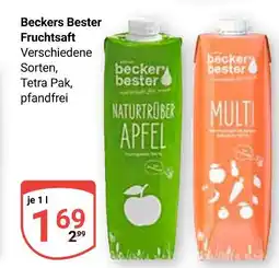 Globus Beckers bester naturtrüber apfel Angebot