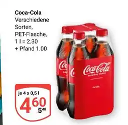 Globus Coca-cola verschiedene sorten Angebot