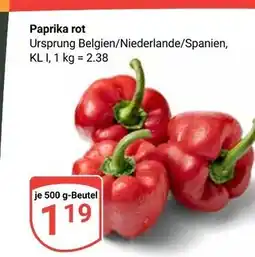 Globus Paprika rot Angebot