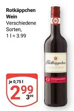 Globus Rotkäppchen wein Angebot