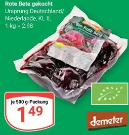 Globus Rote bete gekocht Angebot