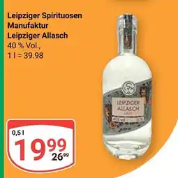 Globus Leipziger spirituosen manufaktur leipziger allasch Angebot