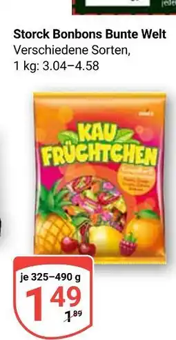 Globus Storck bonbons bunte welt Angebot