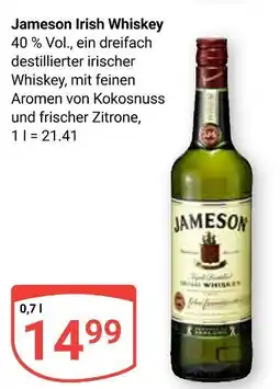 Globus Jameson irish whiskey Angebot