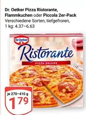 Globus Dr. oetker pizza ristorante Angebot