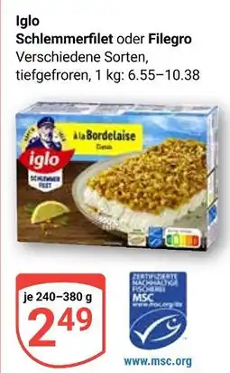Globus Iglo schlemmerfilet Angebot