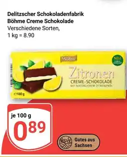 Globus Delitzscher schokoladenfabrik böhme creme schokolade zitronen Angebot