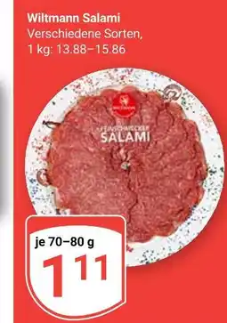 Globus Wiltmann salami Angebot