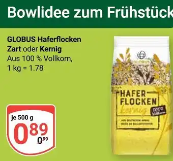 Globus Globus haferflocken zart Angebot