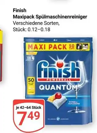 Globus Finish maxipack spülmaschinenreiniger Angebot