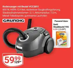 Globus Grundig bodensauger mit beutel vcc3851 Angebot