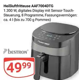 Globus Bestron heißluftfritteuse aaf7004dtg Angebot