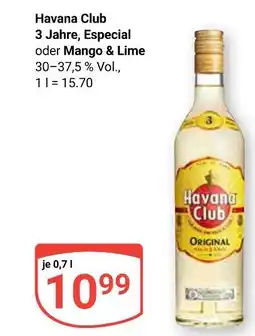 Globus Havana club 3 jahre Angebot