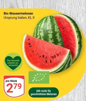 Globus Bio wassermelonen Angebot