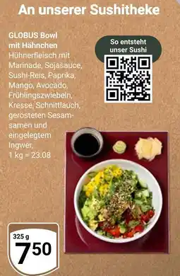 Globus Globus bowl mit hähnchen Angebot