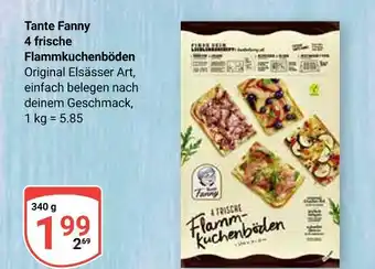Globus Tante fanny frische flammkuchenböden Angebot