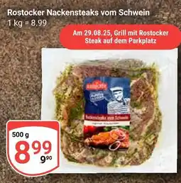 Globus Rostocker nackensteaks vom schwein Angebot