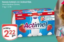 Globus Danone actimel Angebot