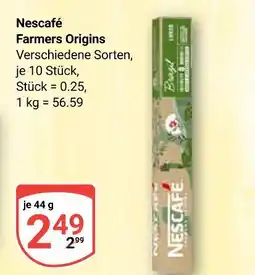 Globus Nescafé farmers origins Angebot