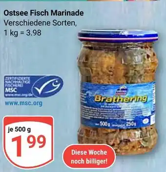 Globus Ostsee fisch marinade Angebot