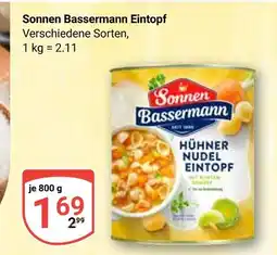 Globus Sonnen bassermann hühner nudel eintopf Angebot