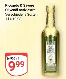 Globus Piccardo & savoré olivenöl nativ extra Angebot