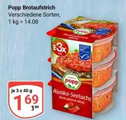Globus Popp brotaufstrich Angebot