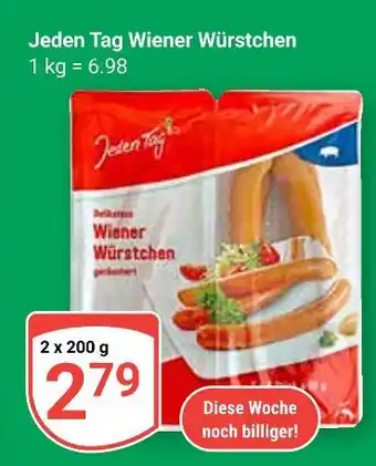 Globus Jeden tag wiener würstchen Angebot
