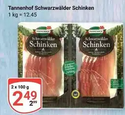 Globus Tannenhof schwarzwälder schinken Angebot