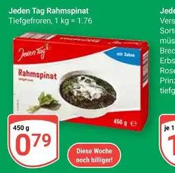 Globus Jeden tag rahmspinat Angebot