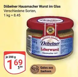 Globus Döbelner hausmacher wurst im glas Angebot