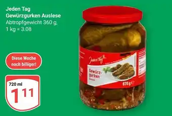 Globus Jeden tag gewürzgurken auslese Angebot