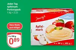 Globus Jeden tag apfelmark portionspack Angebot