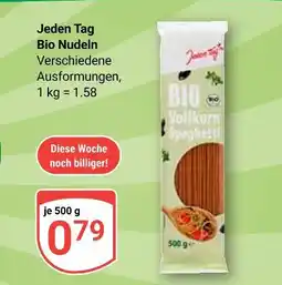 Globus Jeden tag bio nudeln Angebot